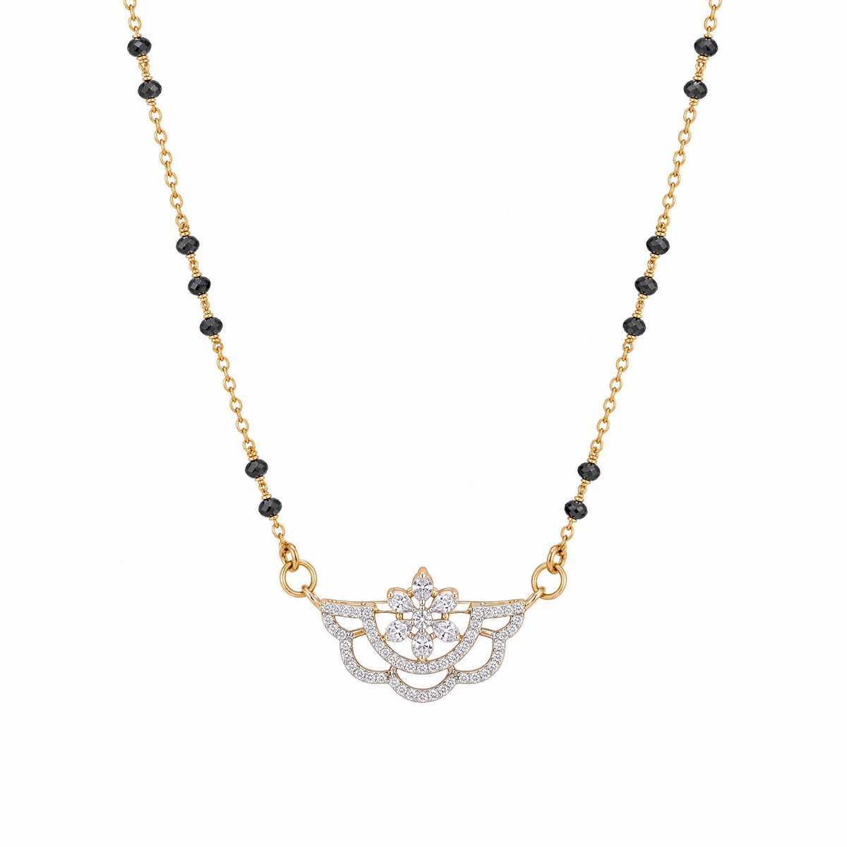 Bloom 18KT Gold Diamond Mangalsutra