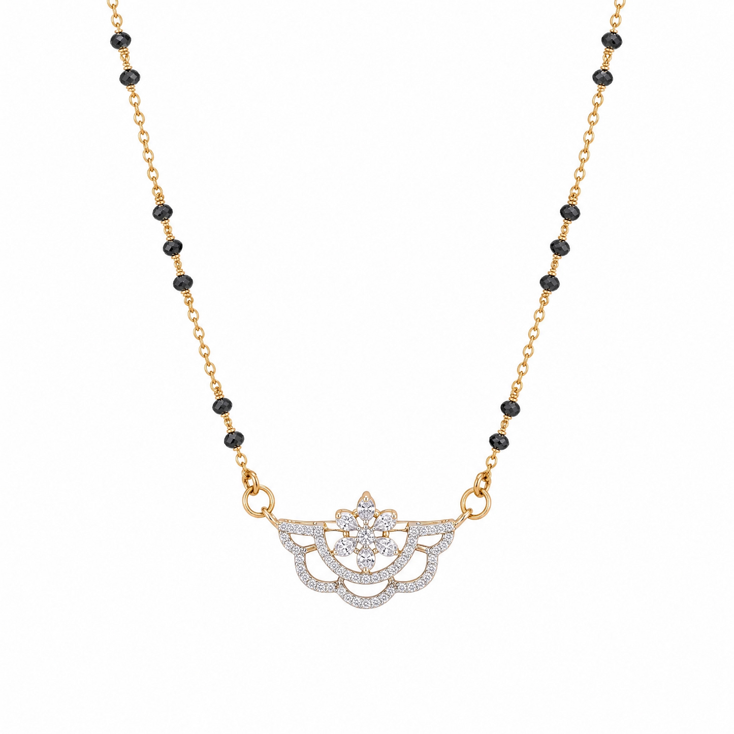 Bloom 18KT Gold Diamond Mangalsutra