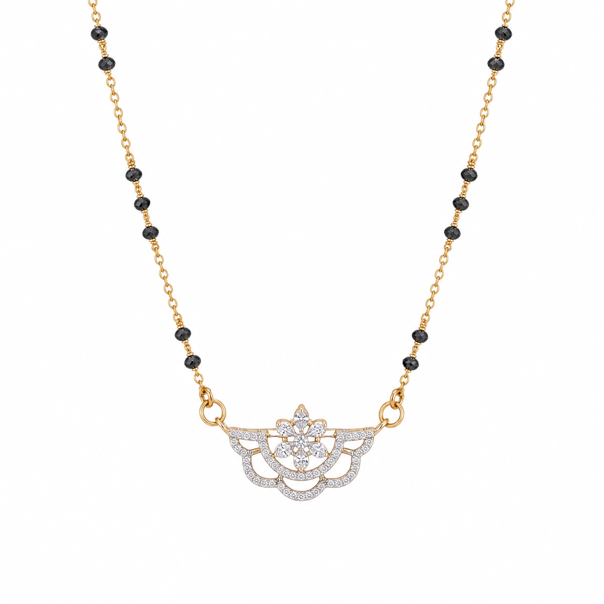 Bloom 18KT Gold Diamond Mangalsutra