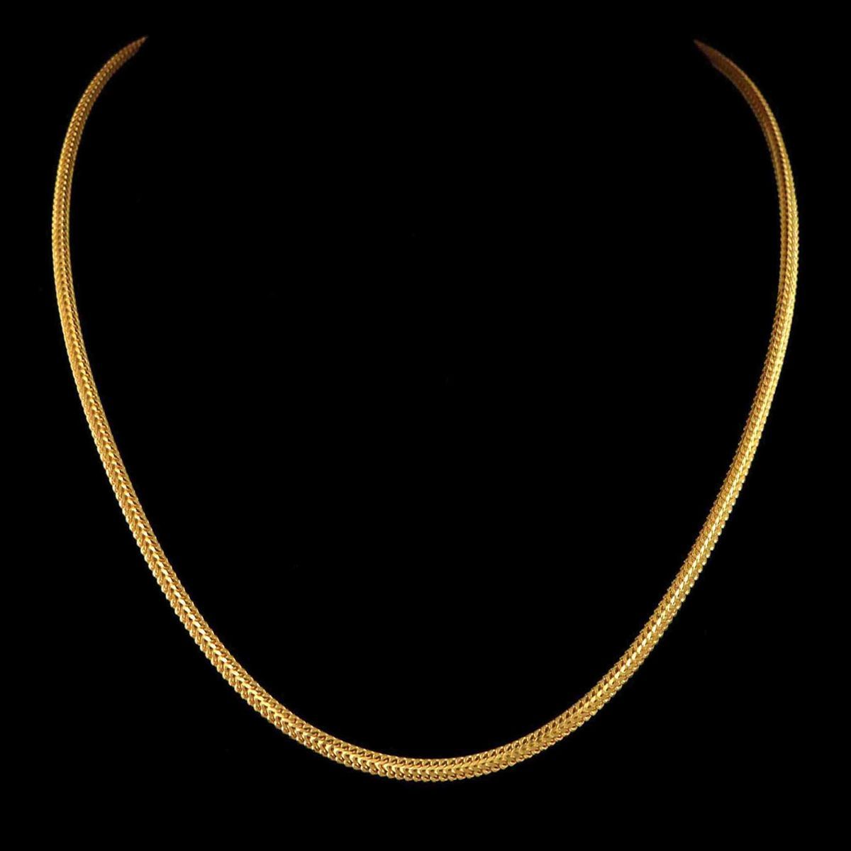 22 KT GOLD CURB CHAIN