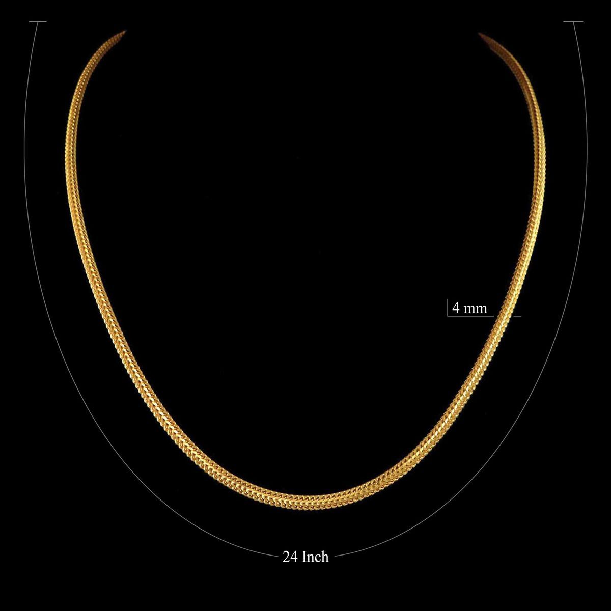 22 KT GOLD CURB CHAIN