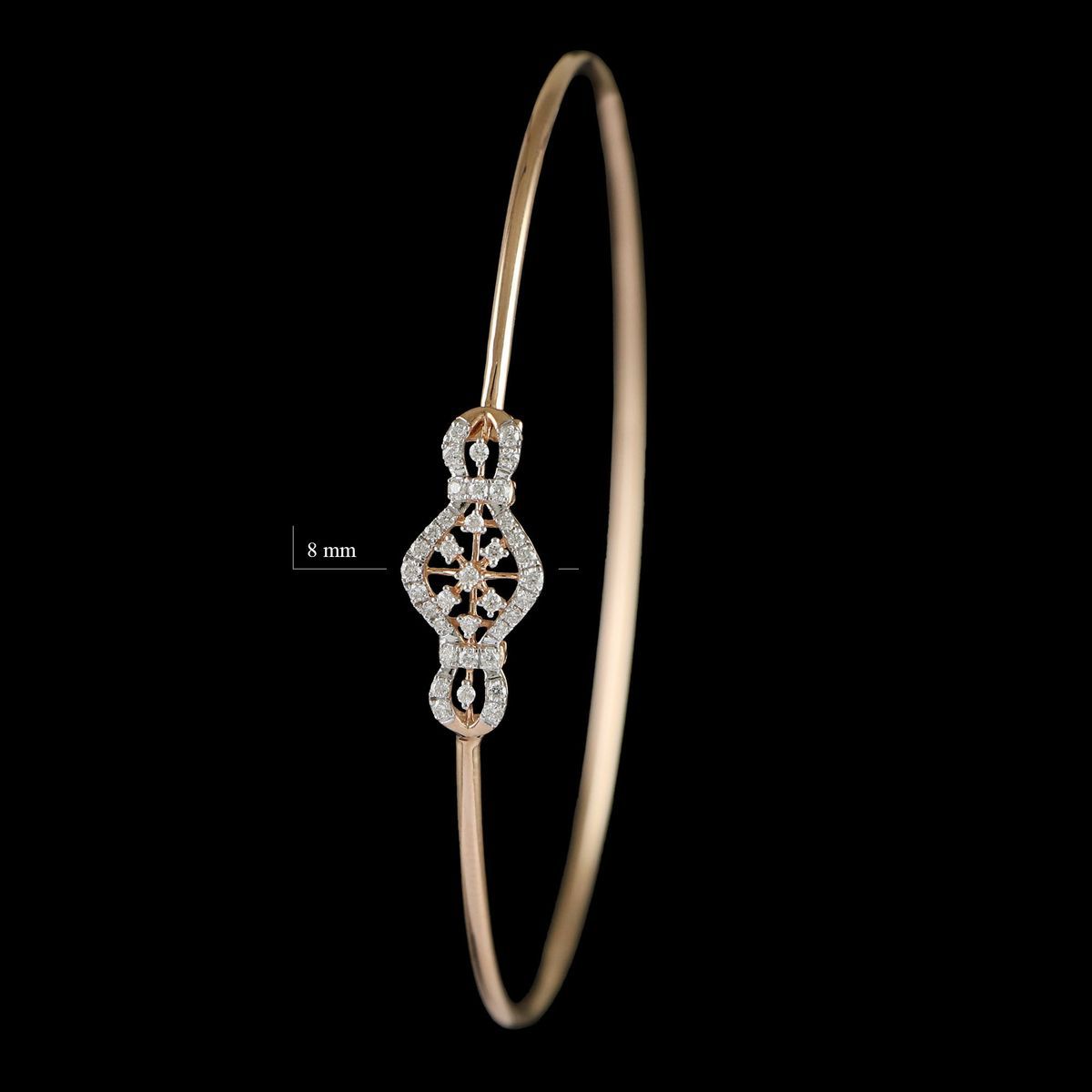 18 KT GOLD DIAMOND FLEXIBLE BRACELET