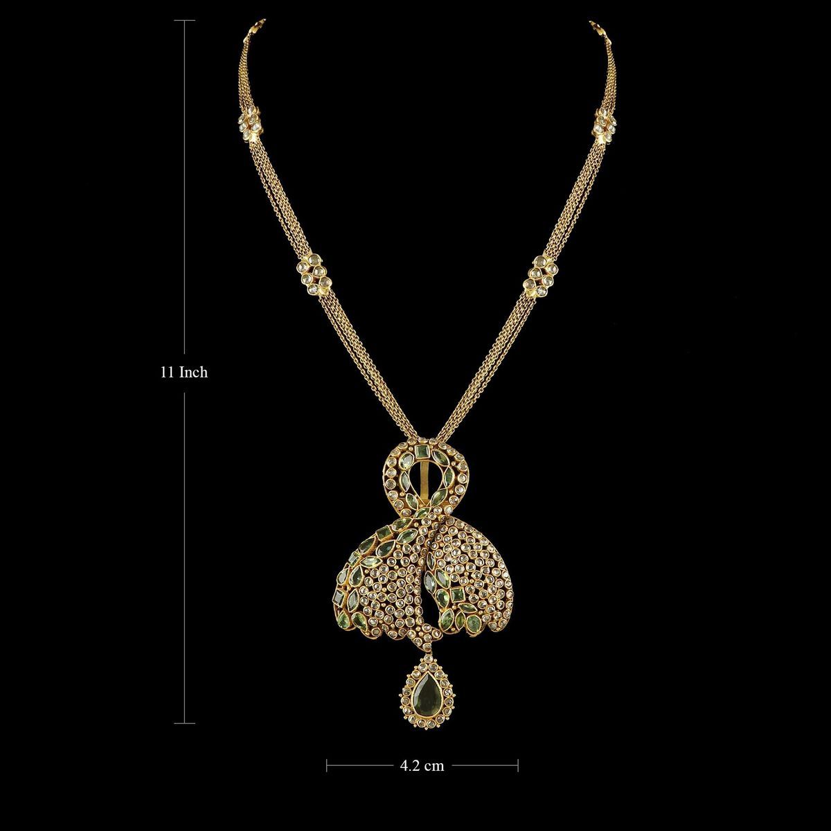 22 KT GOLD DIAMOND NECKLACE