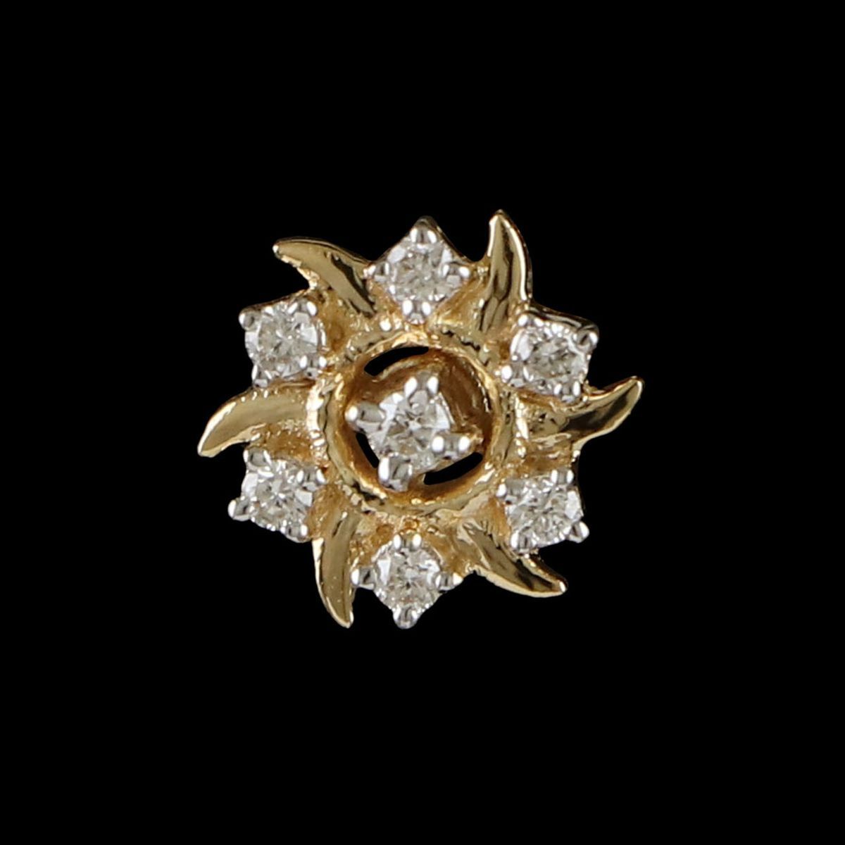 18 KT GOLD DIAMOND NOSEPIN