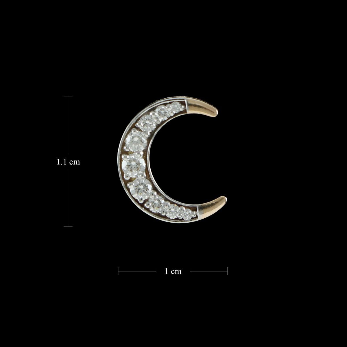 18 KT GOLD DIAMOND NOSE PIN